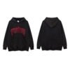 Custom Black Embroidered Pullover Hoodie - Style 8AE53E - product detail view 4 Custom Black Embroidered Pullover Hoodie - Style 8AE53E - product detail view 4