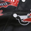 Custom Embroidered Contrast Collar Varsity Jacket - Style E87A03 - product detail view 2
