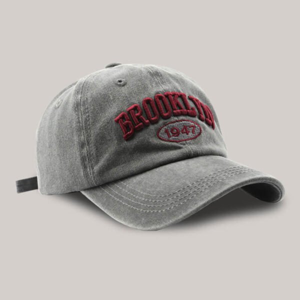 Custom Vintage Embroidered Curved-Brim Baseball Cap - Style 1E6878 Custom Vintage Embroidered Curved-Brim Baseball Cap - Style 1E6878