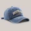 Custom Vintage Embroidered Curved-Brim Baseball Cap - Style 1E6878 - product detail view 3 Custom Vintage Embroidered Curved-Brim Baseball Cap - Style 1E6878 - product detail view 3
