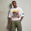 Custom Eyelet-Edge Oversized T-Shirt - Style 6AF34E - product detail view 3 Custom Eyelet-Edge Oversized T-Shirt - Style 6AF34E - product detail view 3