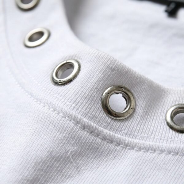 Custom Eyelet-Edge Oversized T-Shirt - Style 6AF34E - product detail view 4 Custom Eyelet-Edge Oversized T-Shirt - Style 6AF34E - product detail view 4