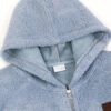 Custom Hooded Faux Lamb Fleece Zip Jacket - VWW-FJ01 - Style 26AE03 - product detail view 9 Custom Hooded Faux Lamb Fleece Zip Jacket - VWW-FJ01 - Style 26AE03 - product detail view 9