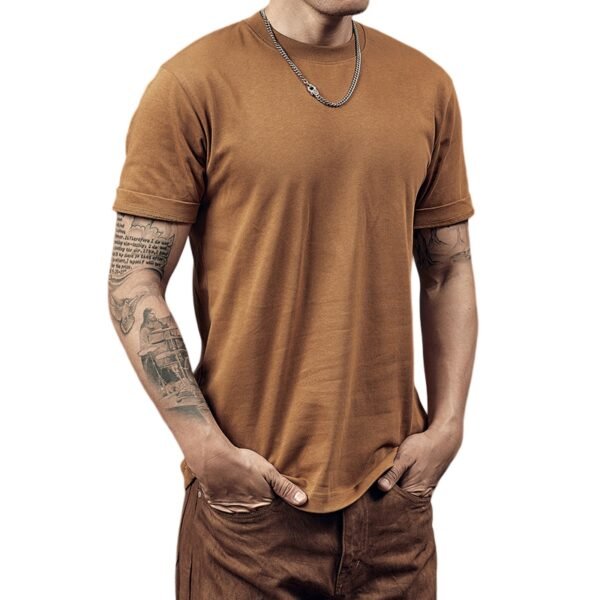 Custom Men's Fitted Crewneck T-Shirt - Style DEDBB8 - product detail view 7 Custom Men's Fitted Crewneck T-Shirt - Style DEDBB8 - product detail view 7