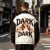 Custom Flame Panel Streetwear Bomber Jacket - Style 954096