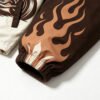 Custom Flame Panel Streetwear Bomber Jacket - Style 954096 - product detail view 4