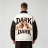 Custom Flame Panel Streetwear Bomber Jacket - Style 954096 - product detail view 6