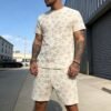 Custom Flame Sleeve Graphic Polo Shirt - Style AFE9A2 - product detail view 8