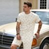 Custom Flame Sleeve Graphic Polo Shirt - Style AFE9A2 - product detail view 10