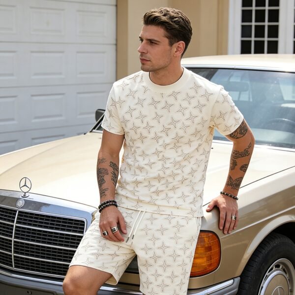 Custom Flame Sleeve Graphic Polo Shirt - Style AFE9A2 - product detail view 10