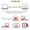 Custom Flat-Brim Embroidered Snapback Cap H833 - Style 336E25 - product detail view 5