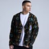 Custom Patterned Fleece Utility Jacket - Style 587AF8 - product detail view 6 Custom Patterned Fleece Utility Jacket - Style 587AF8 - product detail view 6