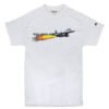 Custom White Flight Graphic Streetwear T-Shirt - Style 058CF8 Custom White Flight Graphic Streetwear T-Shirt - Style 058CF8