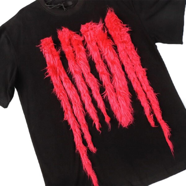 Custom One-Way Nap Flocked T-Shirt - Style C5CBE1 - product detail view 2