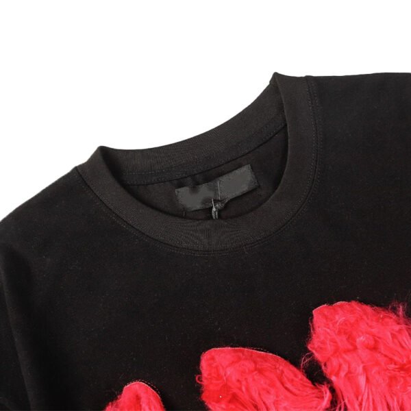 Custom One-Way Nap Flocked T-Shirt - Style C5CBE1 - product detail view 3