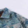 Custom Floral Panel Denim Cargo Jacket - Style 4474B6 - product detail view 2 Custom Floral Panel Denim Cargo Jacket - Style 4474B6 - product detail view 2