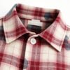 Custom Floral Plaid Short-Sleeve Shirt - Style 633FF9 - product detail view 2