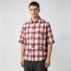 Custom Floral Plaid Short-Sleeve Shirt - Style 633FF9 - product detail view 5