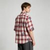 Custom Floral Plaid Short-Sleeve Shirt - Style 633FF9 - product detail view 7