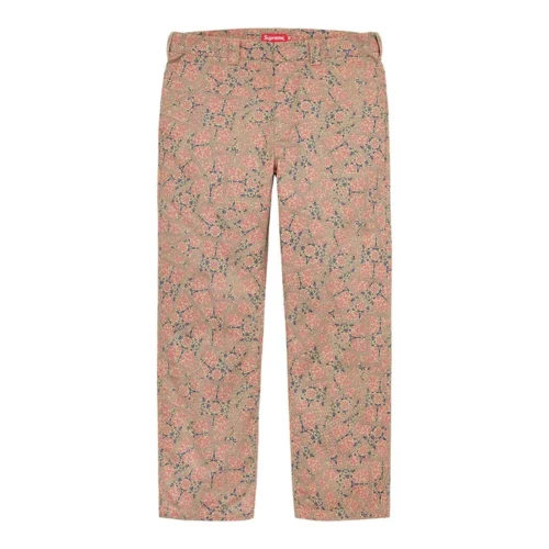 Custom Floral Print Work Pants - Style BCBC35 Custom Floral Print Work Pants - Style BCBC35