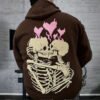 Custom Foam Print Skeleton Pullover Hoodie - Style 00BF3D - product detail view 5 Custom Foam Print Skeleton Pullover Hoodie - Style 00BF3D - product detail view 5