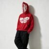 Custom Full-Face Zip Flame Heart Puff Embroidered Hoodie - Style F5CA1E - product detail view 5 Custom Full-Face Zip Flame Heart Puff Embroidered Hoodie - Style F5CA1E - product detail view 5