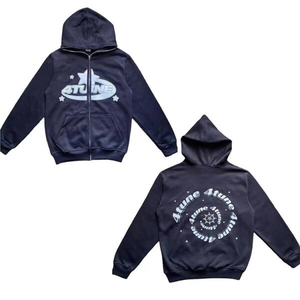 Custom Full-Zip Graphic Hoodie - Style BAE014 - product detail view 4 Custom Full-Zip Graphic Hoodie - Style BAE014 - product detail view 4