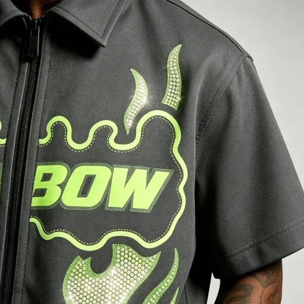 Custom Short-Sleeve Full-Zip Graphic Layer - Style 0F5A1E - product detail view 6 Custom Short-Sleeve Full-Zip Graphic Layer - Style 0F5A1E - product detail view 6