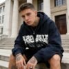 Custom Full-Zip Puff Graphic Streetwear Hoodie - Style 39C597 - product detail view 2 Custom Full-Zip Puff Graphic Streetwear Hoodie - Style 39C597 - product detail view 2