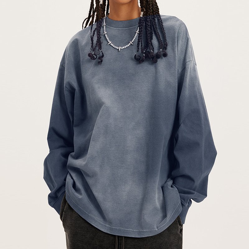 Private Label Garment Dyed Sweatshirts Supplier