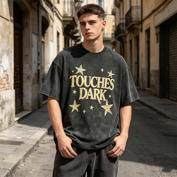 Custom Garment-Washed Graphic Streetwear T-Shirt - Style CB0F5A - product detail view 6 Custom Garment-Washed Graphic Streetwear T-Shirt - Style CB0F5A - product detail view 6
