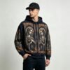Custom Gothic Frame Full-Zip Graphic Hoodie - 8619198 - Style 323C30 - product detail view 4 Custom Gothic Frame Full-Zip Graphic Hoodie - 8619198 - Style 323C30 - product detail view 4