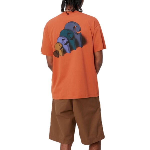 Custom Graded Streetwear Twill Shorts - Style 4F073A Man wearing brown twill shorts