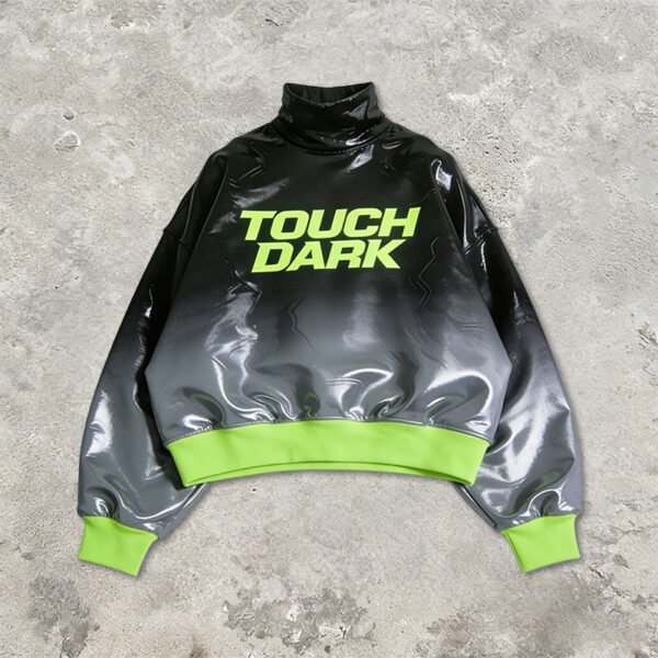 Custom Gradient Gel-Print Bomber Jacket - Style AC4B88 - product detail view 2 Custom Gradient Gel-Print Bomber Jacket - Style AC4B88 - product detail view 2