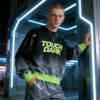 Custom Gradient Gel-Print Bomber Jacket - Style AC4B88 - product detail view 7 Custom Gradient Gel-Print Bomber Jacket - Style AC4B88 - product detail view 7