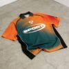 Custom Gradient Polo Shirt With Patch Detail - Style 17BD9A - product detail view 8