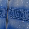 Custom Gradient Star Applique Zip Hoodie VWH-8628476 - Style E87069 - product detail view 4