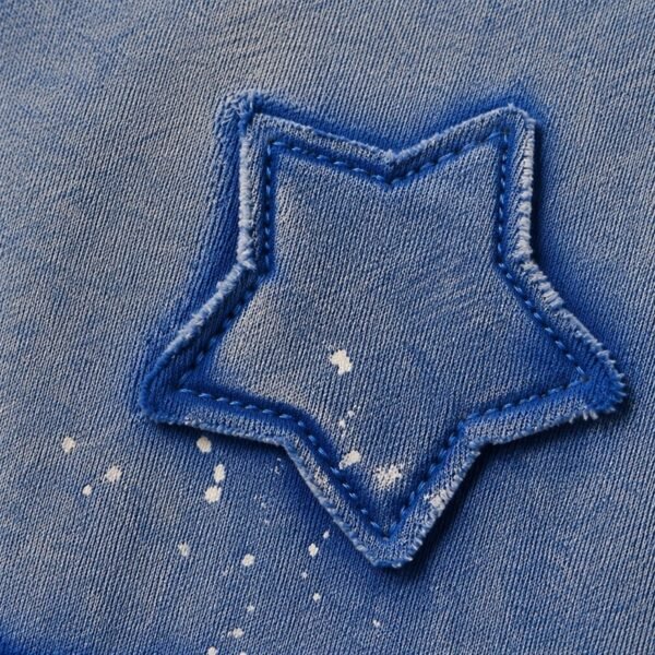 Custom Gradient Star Applique Zip Hoodie VWH-8628476 - Style E87069 - product detail view 6
