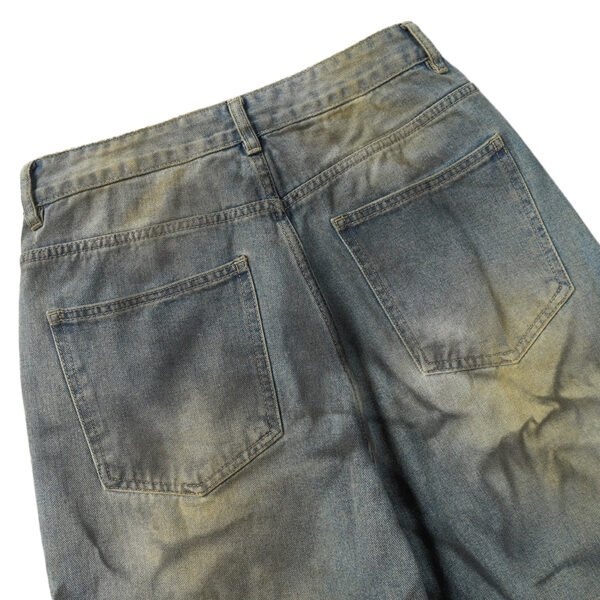 Custom Gradient Washed Loose Straight Jeans | - Style 94F1B3 - product detail view 2