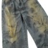 Custom Gradient Washed Loose Straight Jeans | - Style 94F1B3 - product detail view 4