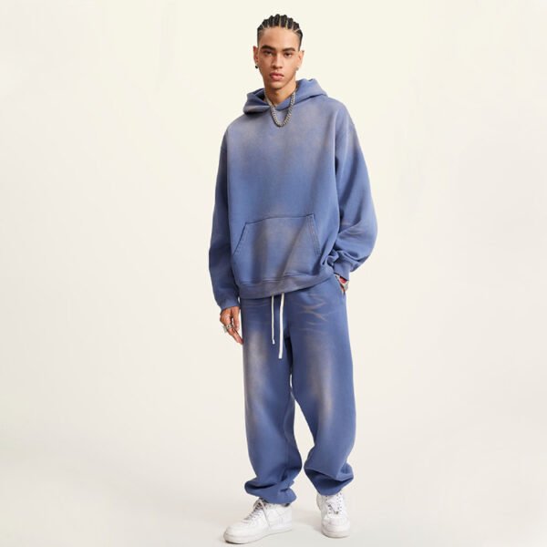 Custom Gradient Washed Pullover Hoodie - Style B99980 - product detail view 3 Custom Gradient Washed Pullover Hoodie - Style B99980 - product detail view 3