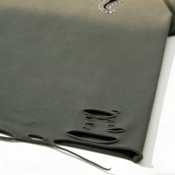 Custom Gradient Washed Stud Applique T-Shirt T-8516890 - Style B885A1 - product detail view 9
