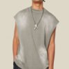 Custom Gradual-Wash Vintage Sleeveless Tank Top S1520 - Style B7DD41 - product detail view 15