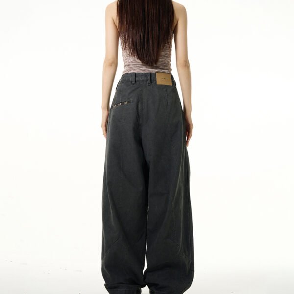 Custom Graffiti Camo Wide-Leg Jeans - Style D6FD51 - product detail view 4 Custom Graffiti Camo Wide-Leg Jeans - Style D6FD51 - product detail view 4