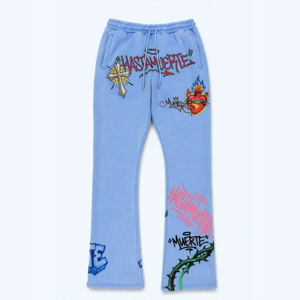 Custom Graffiti Fleece Sweatpants - Style B0BCA7 Custom Graffiti Fleece Sweatpants - Style B0BCA7