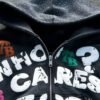 Custom Graffiti Placement Zip Hoodie | VW-7D9A10056FE691AF - Style 7D9A10 - product detail view 7