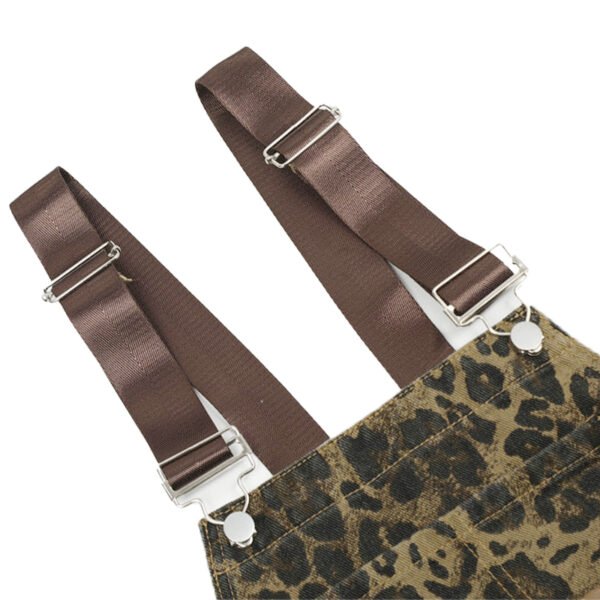 Custom Graffiti Print Loose Straight Denim Jeans - Style CFD38E - product detail view 8