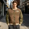 Custom Graphic Panel Baseball Jacket 707-02 - Style A574B7 - product detail view 4 Custom Graphic Panel Baseball Jacket 707-02 - Style A574B7 - product detail view 4