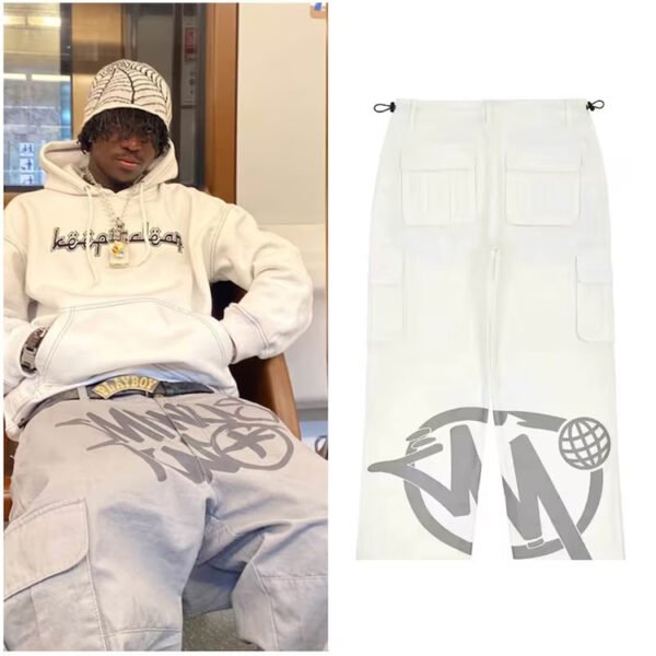 Custom Graphic Cargo Streetwear Pants | VW-11C698 - Style 11C698 - product detail view 2 Custom Graphic Cargo Streetwear Pants | VW-11C698 - Style 11C698 - product detail view 2