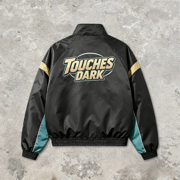 Custom Graphic Color-Block Zip Bomber Jacket - Style ED7E8F - product detail view 11 Custom Graphic Color-Block Zip Bomber Jacket - Style ED7E8F - product detail view 11